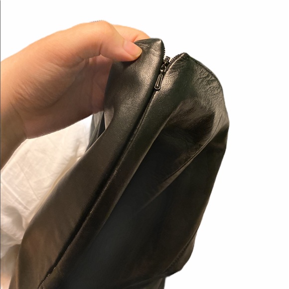 Hugo Buscati 100% Leather Women’s Pants Size 8 - Picture 5 of 6